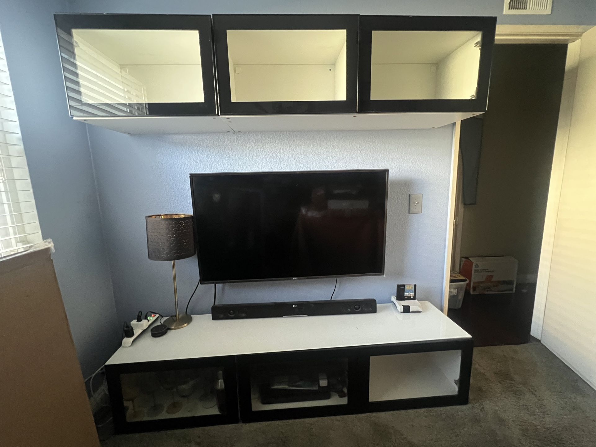 IKEA entertainment center w floating top