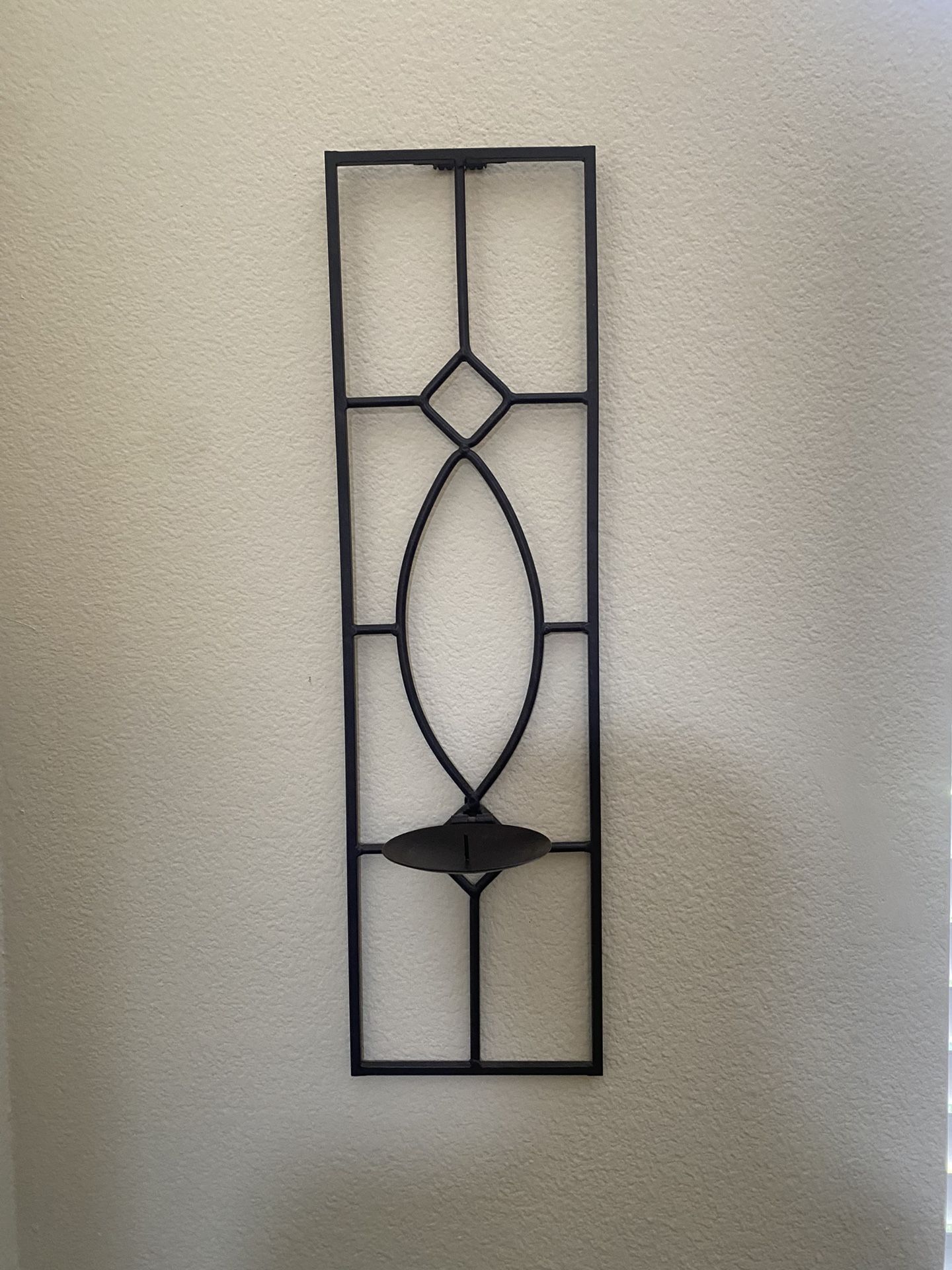 Metal Wall Candle Holder