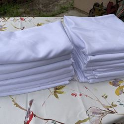 17 White Round Tableclothes 108" Perfect For Weddings Or Any Large Party