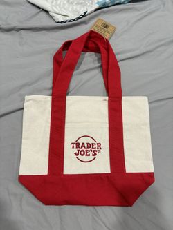 Trader Joe’s Mini Tote Bag Red