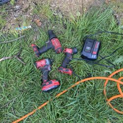 20volt Craftsmen Cordless Set Impact Complete 