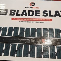 Fence privacy blades-green