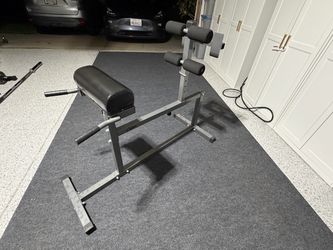 Hyper extension fitness bench