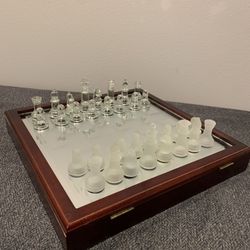 Glass Chess Set