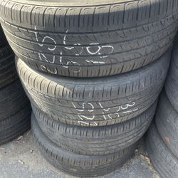 225-55-18 Used Tires 225/55/18 Llantas Usadas