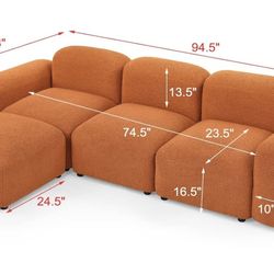 Convertible sectional sofa