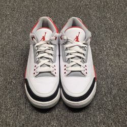 Nike Air Jordan 3 Retro Fire Red 2013 Size 10.5 (136064-120)
