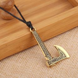 Axe Norse Viking Scandinavian Pendant Necklace