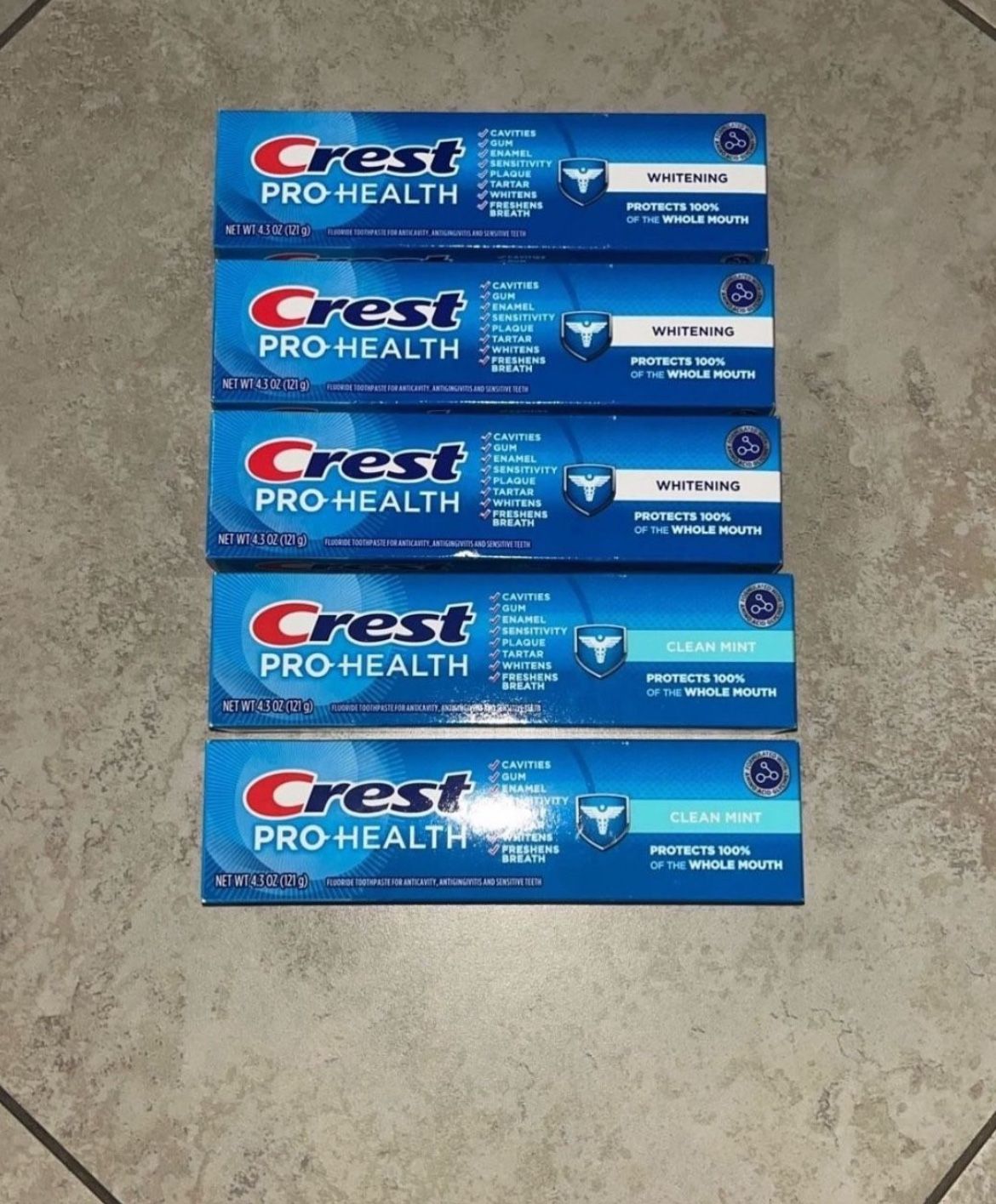 Crest Pro-Health Toothpastes 