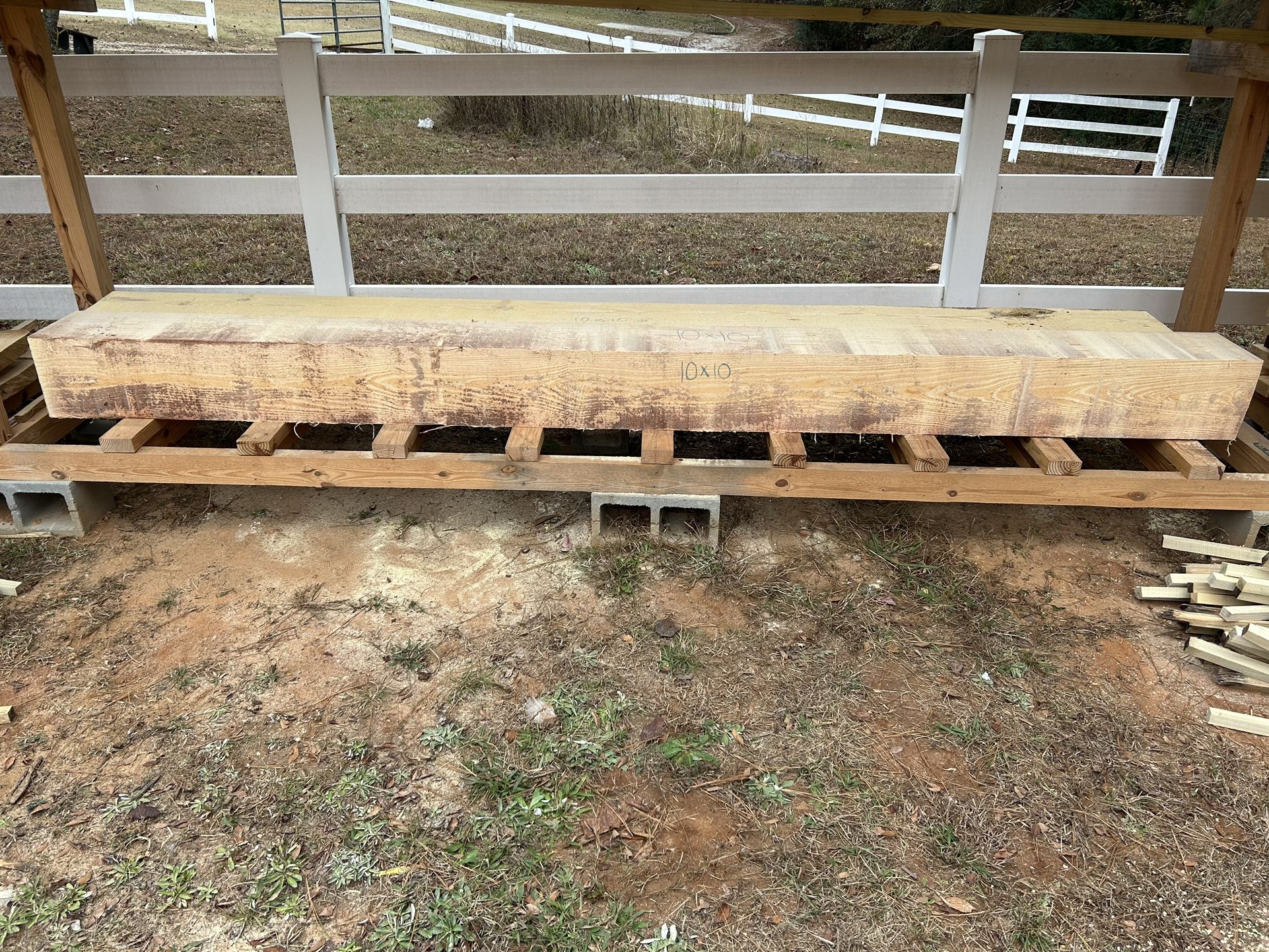 10x10 Pine Posts