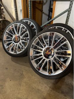 New 26 inch wheels. Good used tires Lexani 295/30/26