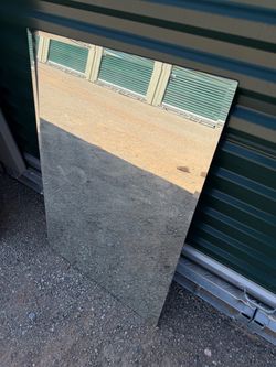 Beveled Frameless Wall Mirror 36” x 24”