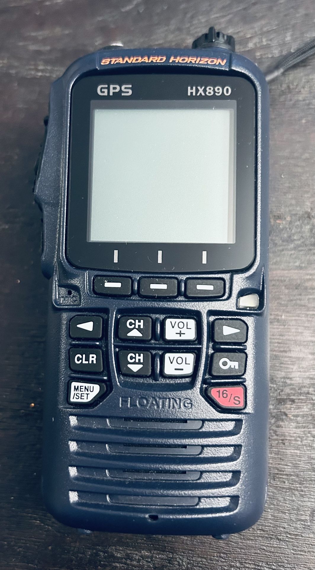 Standard Horizon HX890 Floating 6 Watt Class H DSC Handheld VHF/GP In Dark Blue