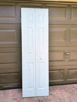 24"X 80" 6-Panel Bifold Closet Door