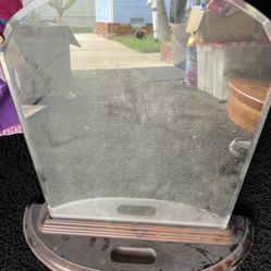 Antique Mirror On Stand