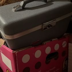 Vintage Travel Box Or Makeup Box Mint Condition