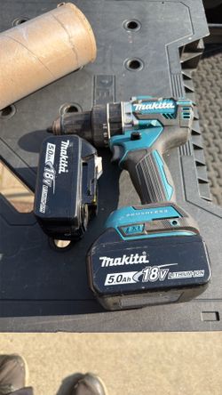 Hammer drill Brushless Makita Drill 5.0AH 18v