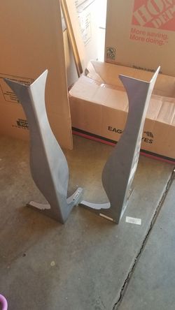 Steel desk legs (2)