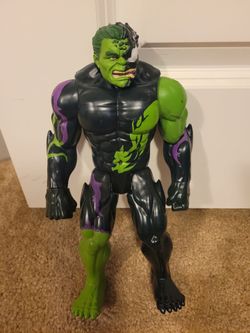 Twelve inch hulk venom action figure