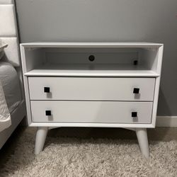 Brand New White Modern Night Stands X2