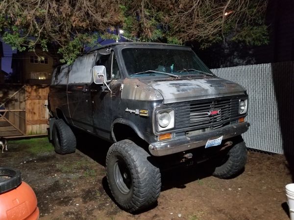 Chevy monster van 4x4 rat van for Sale in Seattle, WA ...