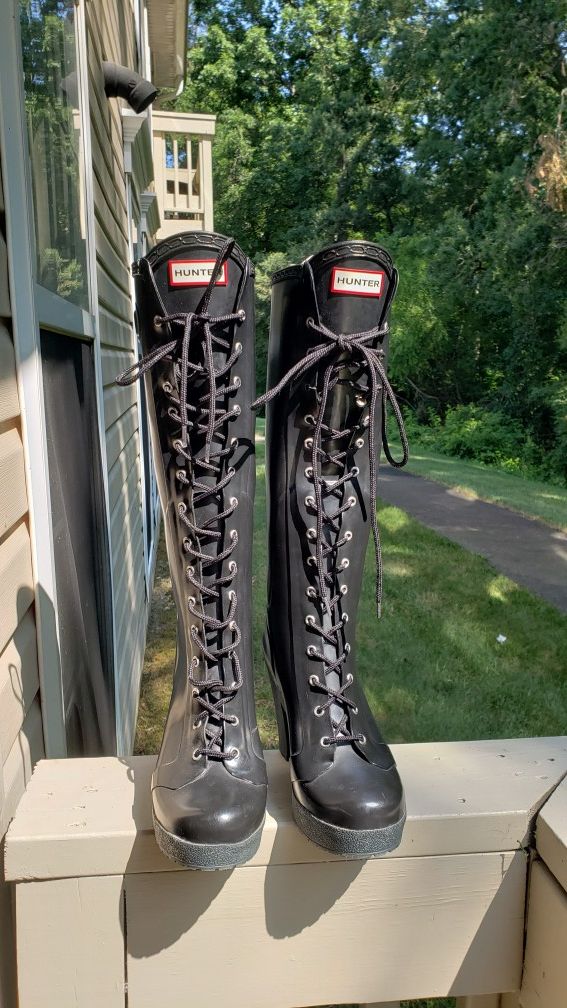 Rare Hunter Lapins rain boots!