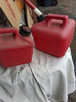 2 gas  containers  1gl. ,2gl