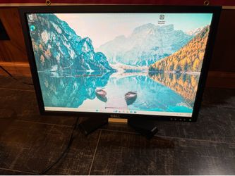 Dell E228WFPc 22” monitor. VGA and DVI ports.
