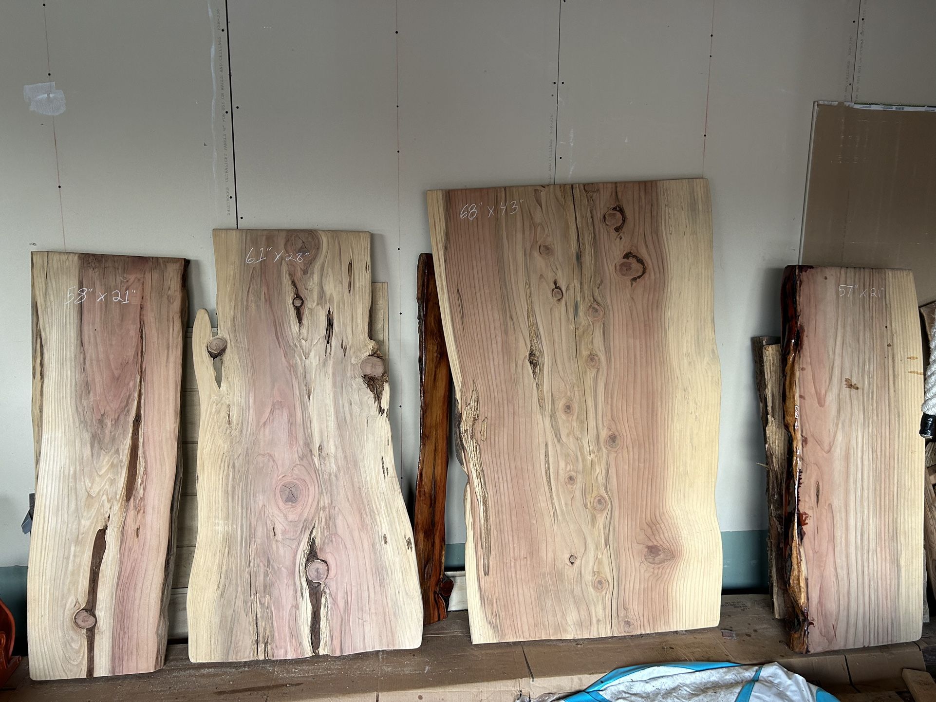 Sequoia Slabs Live Edge Tables