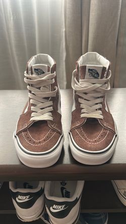 Vans high tops brown women's 6 and men's 4.5