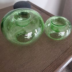 2 Pc Glass Tealight Set, Southern Living 