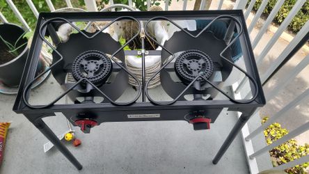 2 Burner Camping Stove High Pressure Gas Stove