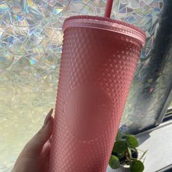 Pink Starbucks cup