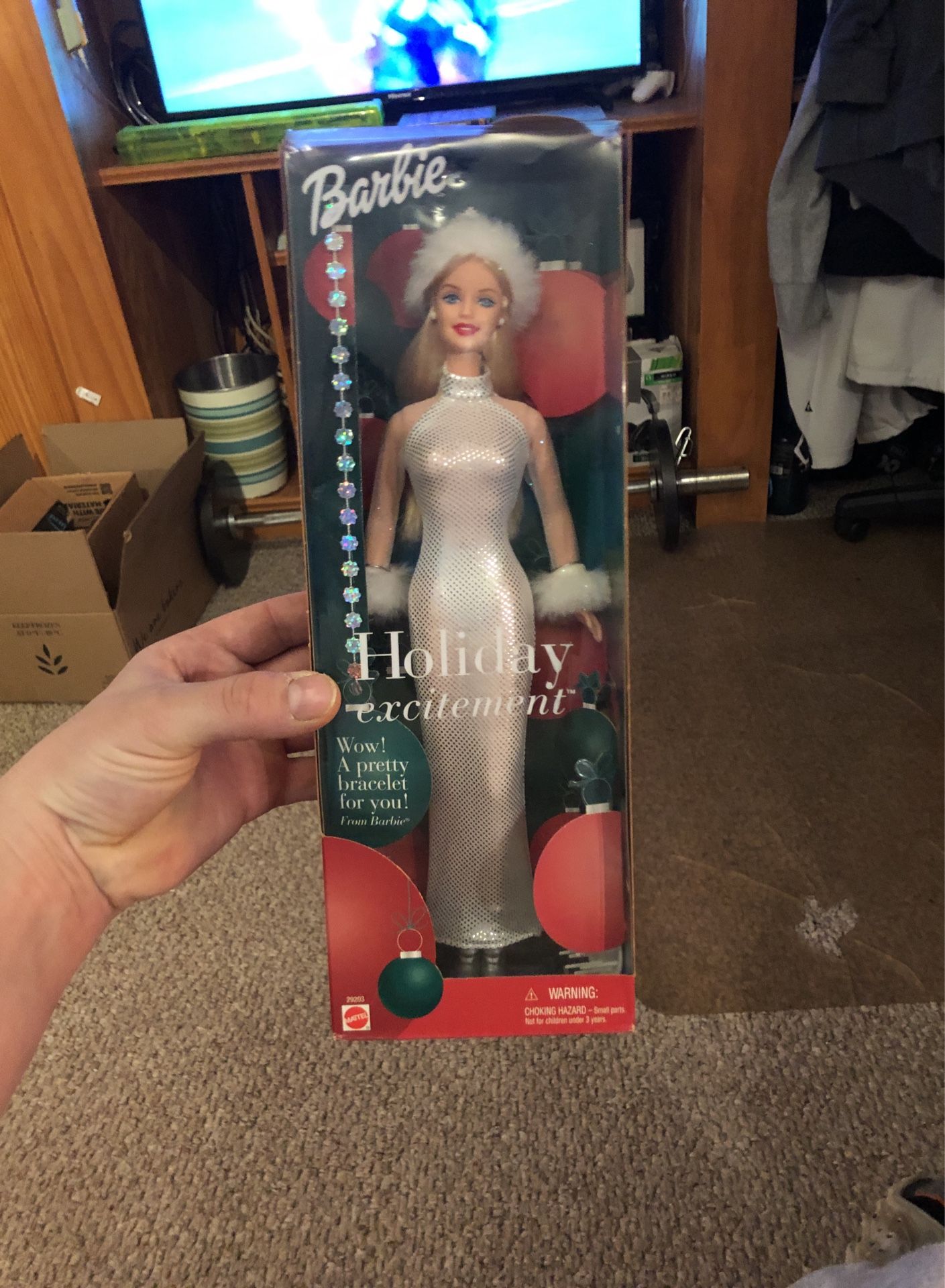 2001 Holiday Excitement Barbie