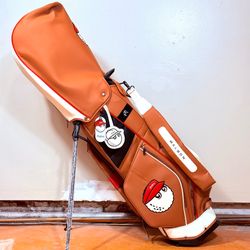 Brand New Malbon Brown Golf Bag Stand