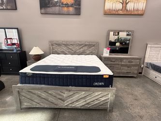 4 PC KING BEDROOM SET
