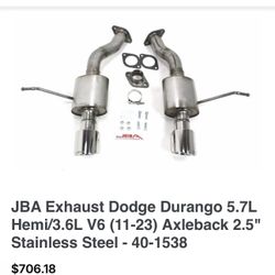 JBA axle Back Exhaust.