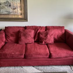 Red Couch Sofa