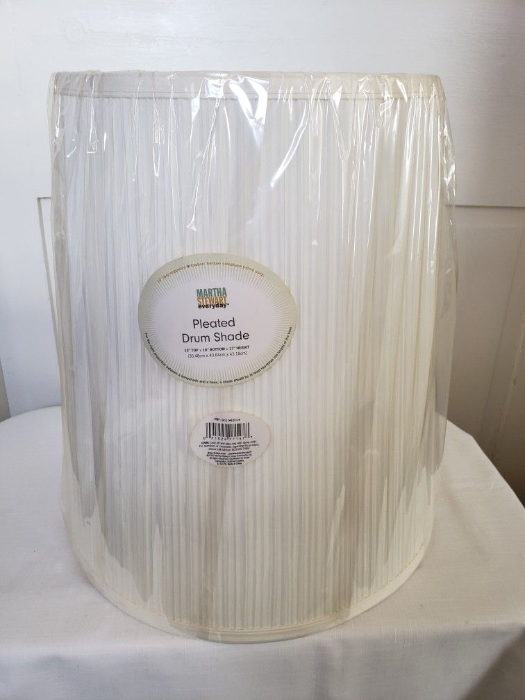 Martha Stewart Pleated Lamp Shade