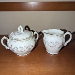 Mignon Z.S & C Bavaria Antique Sugar And Cream Set