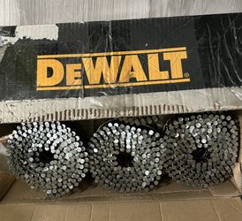 DEWALT 2 in. x 0.090 in. Metal Coil Ring Shank Nails (3600 per Box)
