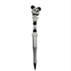 Minnie Mouse Disney Doorables Beaded Ballpoint Twist Pen White