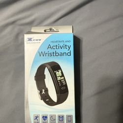 Zewa Brand Heart Rate And Activity Wristband. It Has All The Activity Heart Rate Sleep Alarm And Sync.