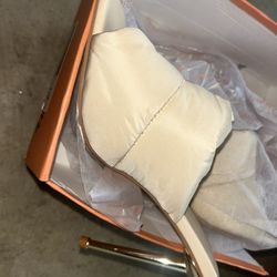 Lemonade Heels (Nude/Gold) – NEW • Size 10 • Gatlin Style