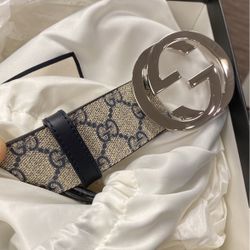 Gg supreme belt with g buckle 2025