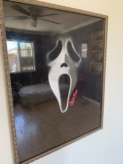 picture in a frame, scream