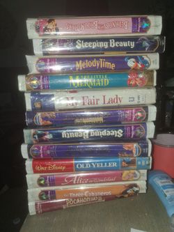 Disney VHS Tape Collection – 12 Titles