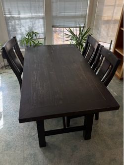 Dinner table and ill throw in chairs free