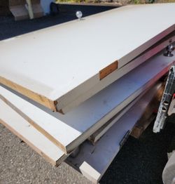 Solid core, commercial wood doors, white
