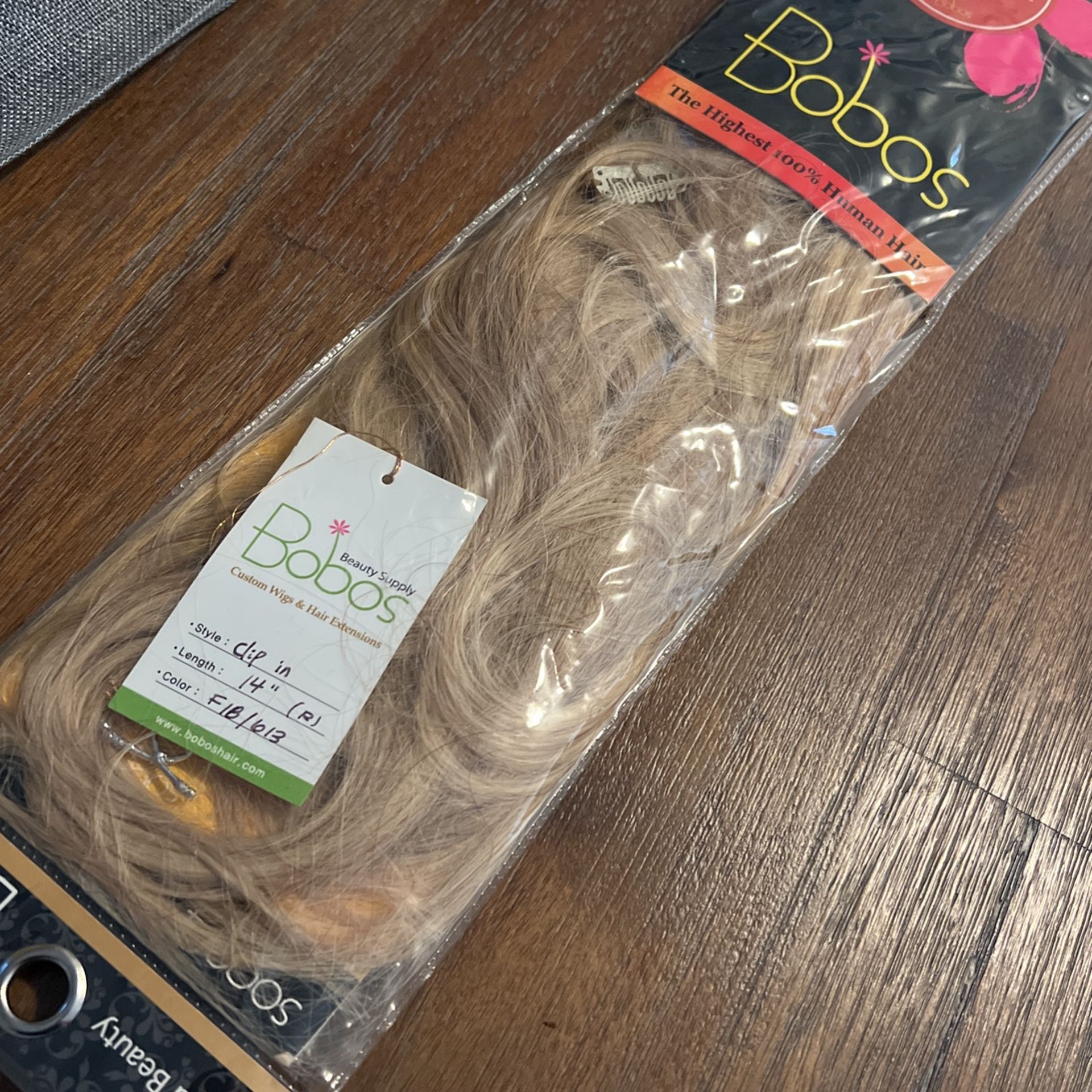 Bobos 100% Human Hair Clip In Extensions